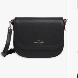 Kate Spade Black Leather Crossbody Bag